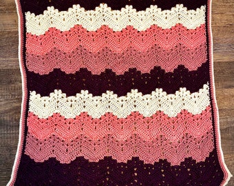 The Six Day Kid Baby Blanket, Baby Girl Blanket, Crochet Blanket, Baby Afghan