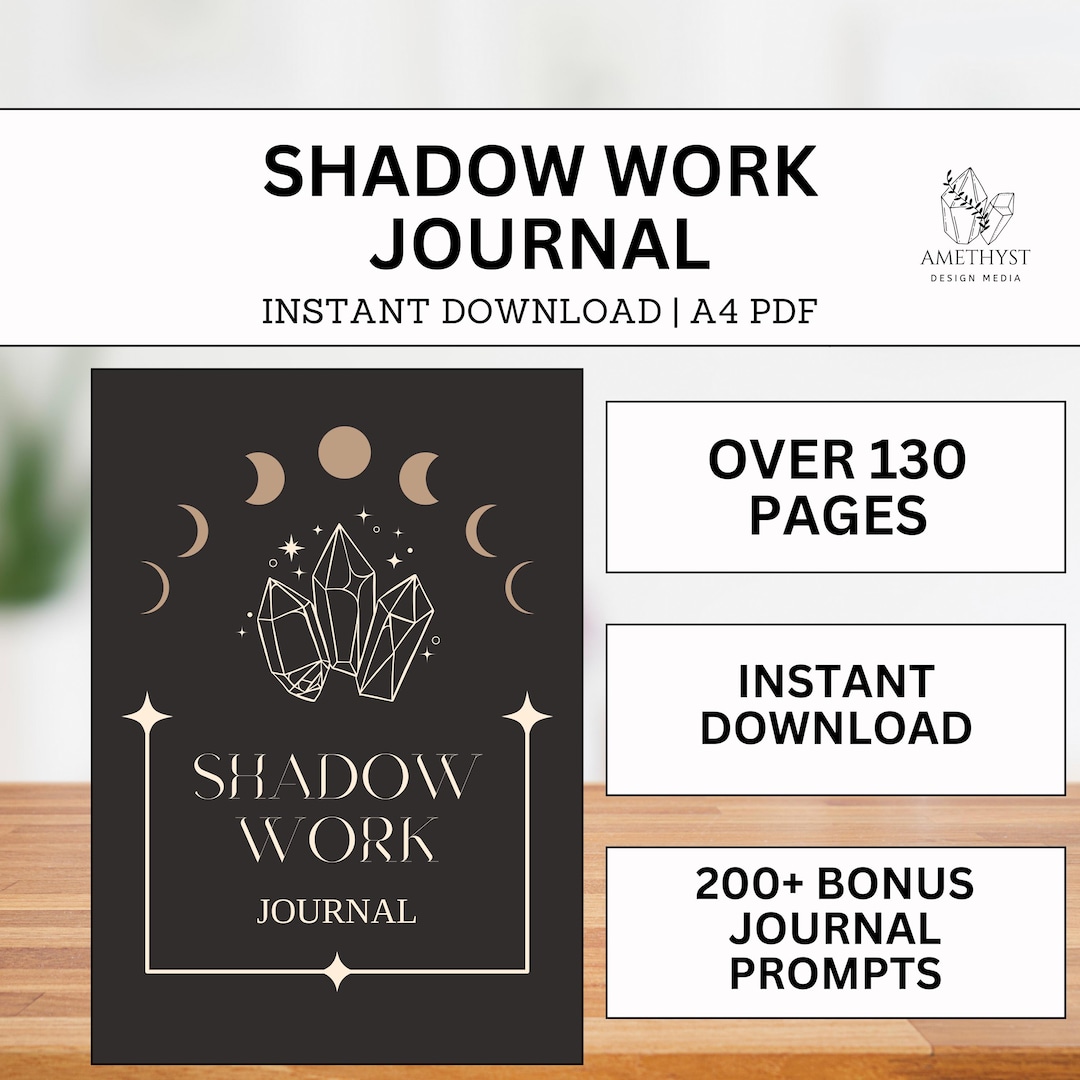 Shadow Work Journal | Inner Child Healing | Book of Shadows | Anxiety ...