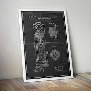May include: Black and white vintage patent drawing of a grandfather clock with the text "March 20, 1904", "H.W. KORPHAGE", "1,952,030", "AUTOMATIC CLOCK WINDING MECHANISM", "Filed Oct. 27, 1931", "5 Sheets-Sheet 1", "FIG. I", "FIG. IX", "FIG. XI", "WITNESSES", "INVENTOR", "Harry W. Korphage", "BY Tallyn rul", "ATTORNEYS".