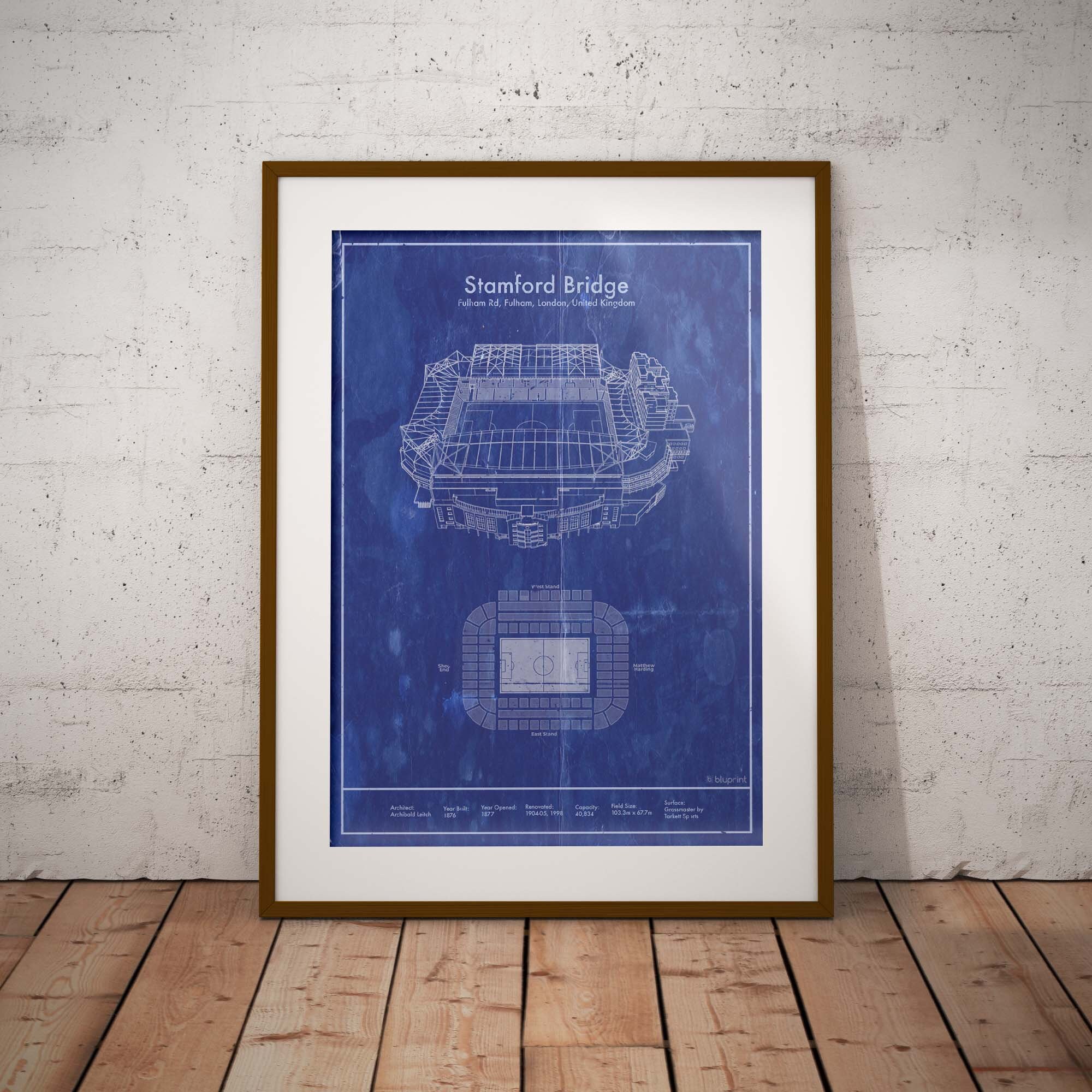 Chelsea FC Art Print Nutty CFC the Blues Stamford 