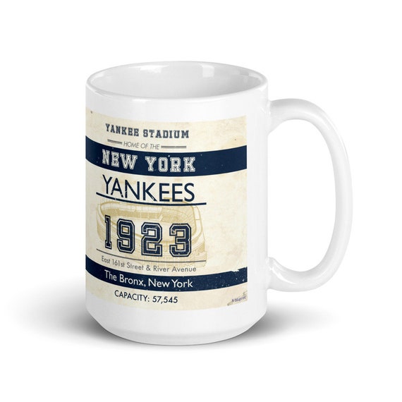 New York Yankees MLB BASEBALL SUPER AWESOME White Coffee Cup Mug!