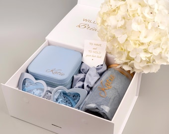 Maid of Honor Box Personalized Tumbler, Jewerly Box Magnetic Box Empty with Message Bridesmaid Proposal Wedding Party Box