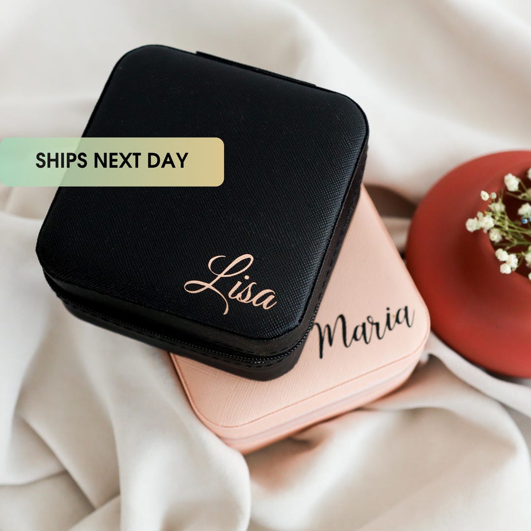 Name Box Examples Jewelry Boxes Custom Name Boxes Bridesmaid Jewelry Box Mother Gift ...