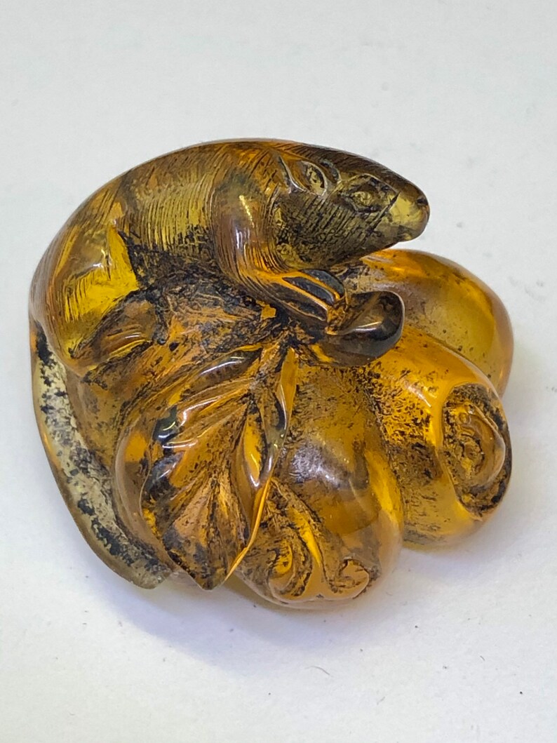 Japanese netsuke carving