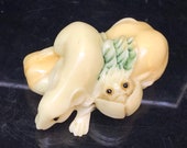 Japanese netsuke figurine carving