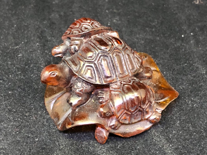 Cherry amber Netsuke