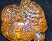 Japanese netsuke with turtle design