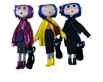 Coraline plush doll NEW VERSION