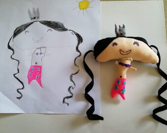 Handmade Doll Custom Made From any Drawings