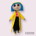 Spy Coraline Doll movie Coraline inspired handmade doll. Mini Coraline product logo