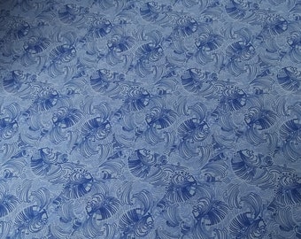 Blue Fabric, Color Program Royal, Fabri-Quilt Fabric