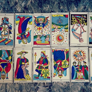 ¡Pronóstico para todo el año! - Difusión del Tarot Astrológico - Tirage Astrologique -¡Le scénario de toute une année de vie! - Inglés / Francés