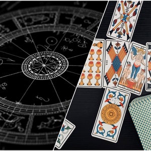 Astrologische kaarten en Tarot / Orakelkaarten Gecombineerd lezen via Skype of telefoon! 45-60 minuten