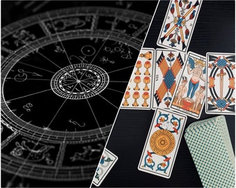 Astrology Charts and Tarot / Oracle Cards Combined Reading Via Skype or phone! 60-90 minutes