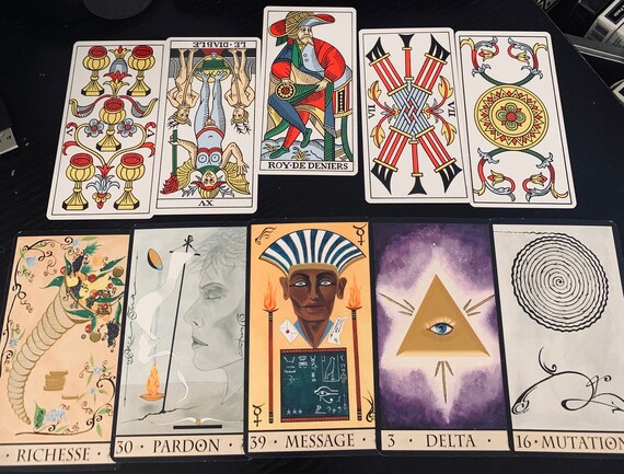 2 VOICES READING Tarot, Lenormand, Playing Cards, Oracle De La Triade,  Sibilla Cards and Symbolon Astrological Cards Reading 