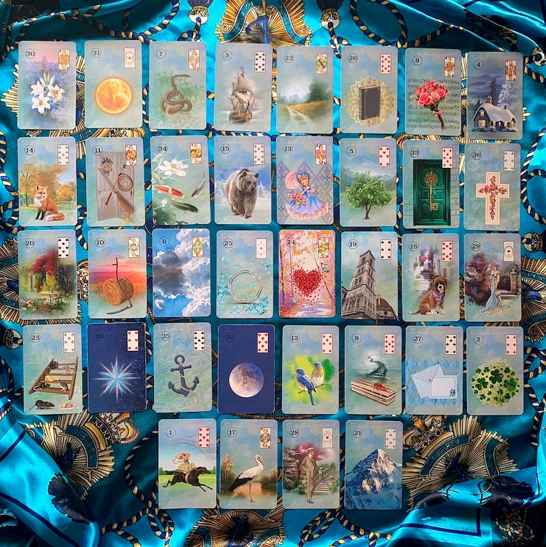 Lenormand Deck HOT NEW 4 Seasons Lenormand Cards for Etsy