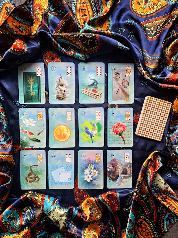 Lenormand Deck - HOT NEW!!! 4 Seasons Lenormand Cards for Lenormand Deck - HOT NEW!!! 4 Seasons Lenormand Cards for