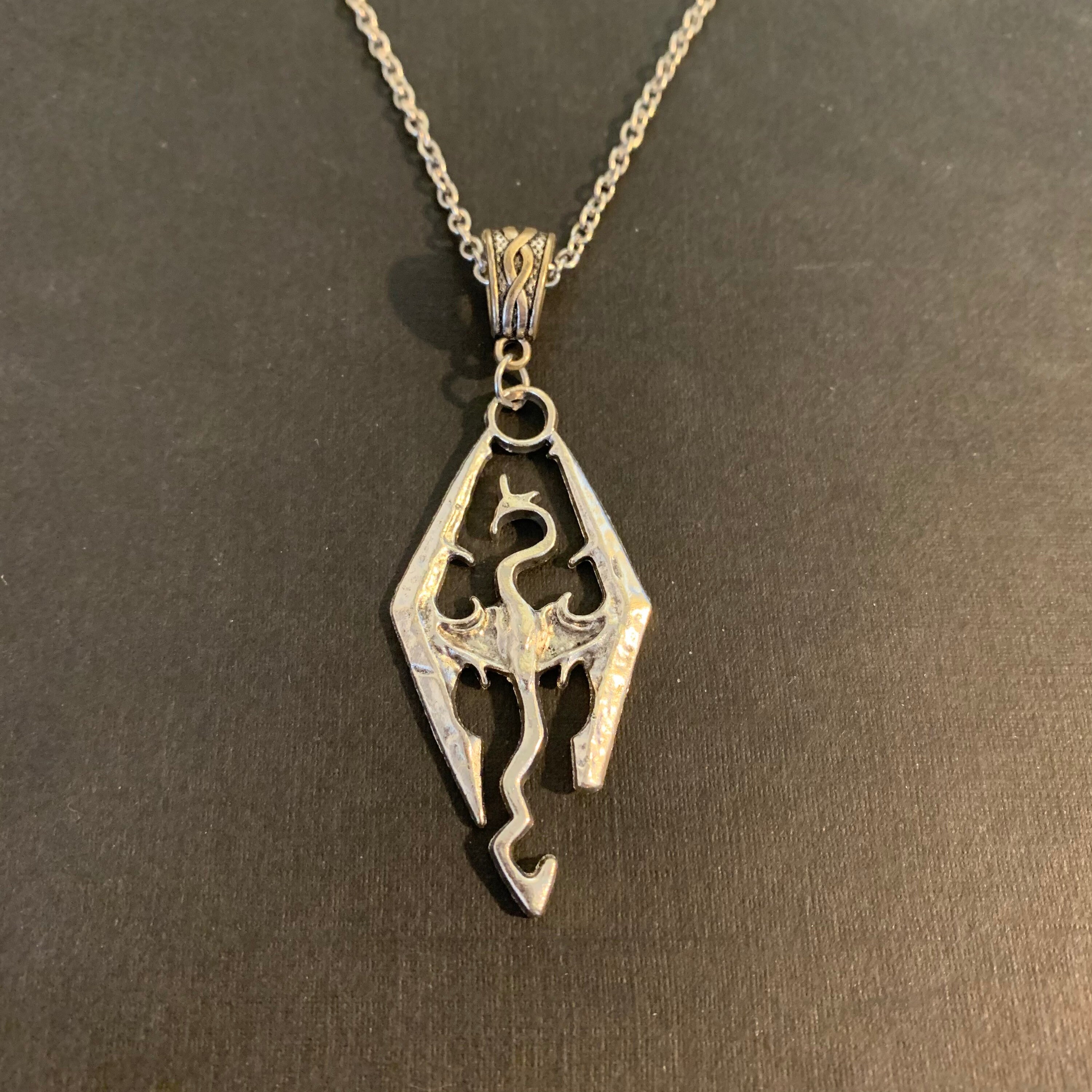 Skyrim Elder scrolls necklace earrings fantasy jewellery Etsy