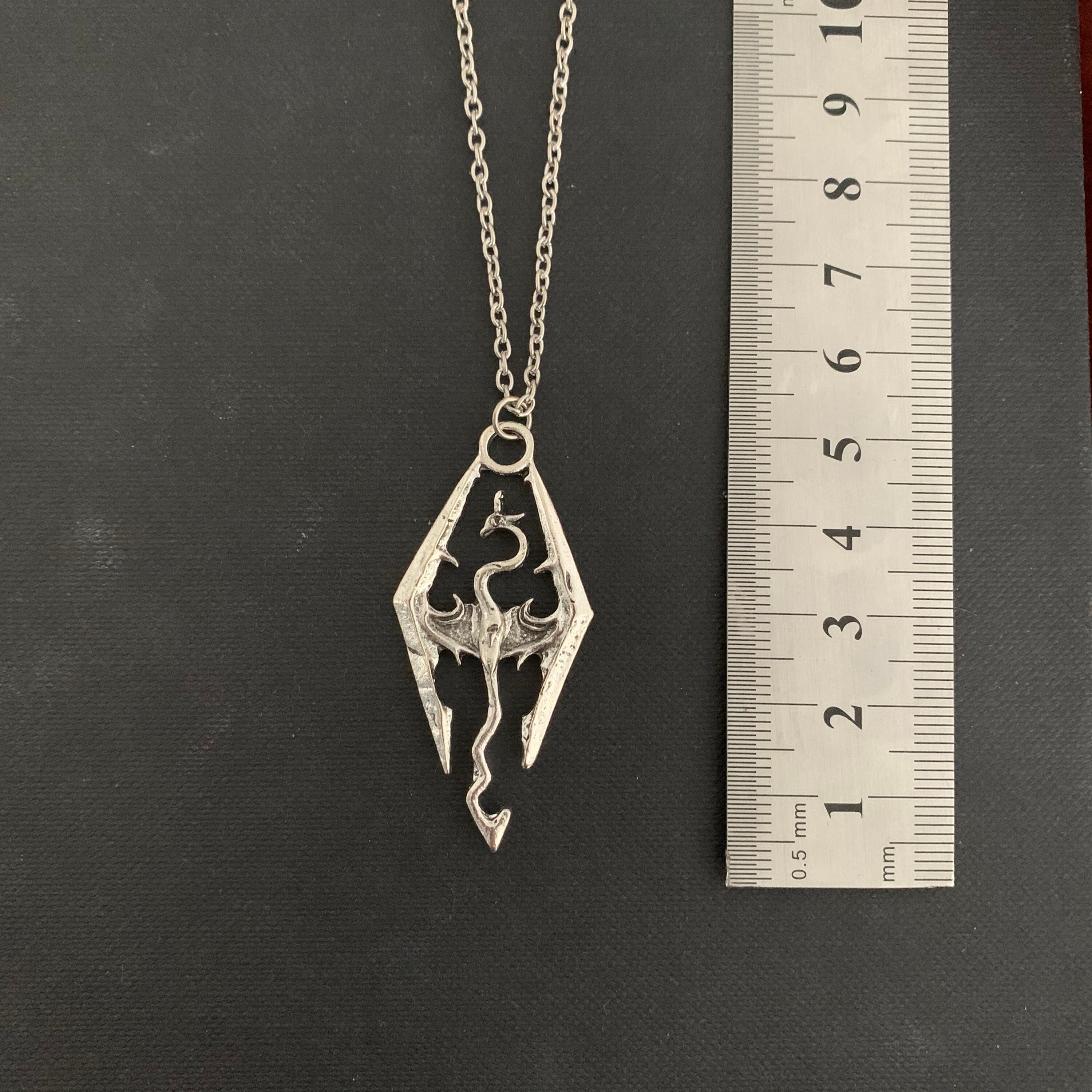 Skyrim Elder scrolls necklace earrings fantasy jewellery Etsy