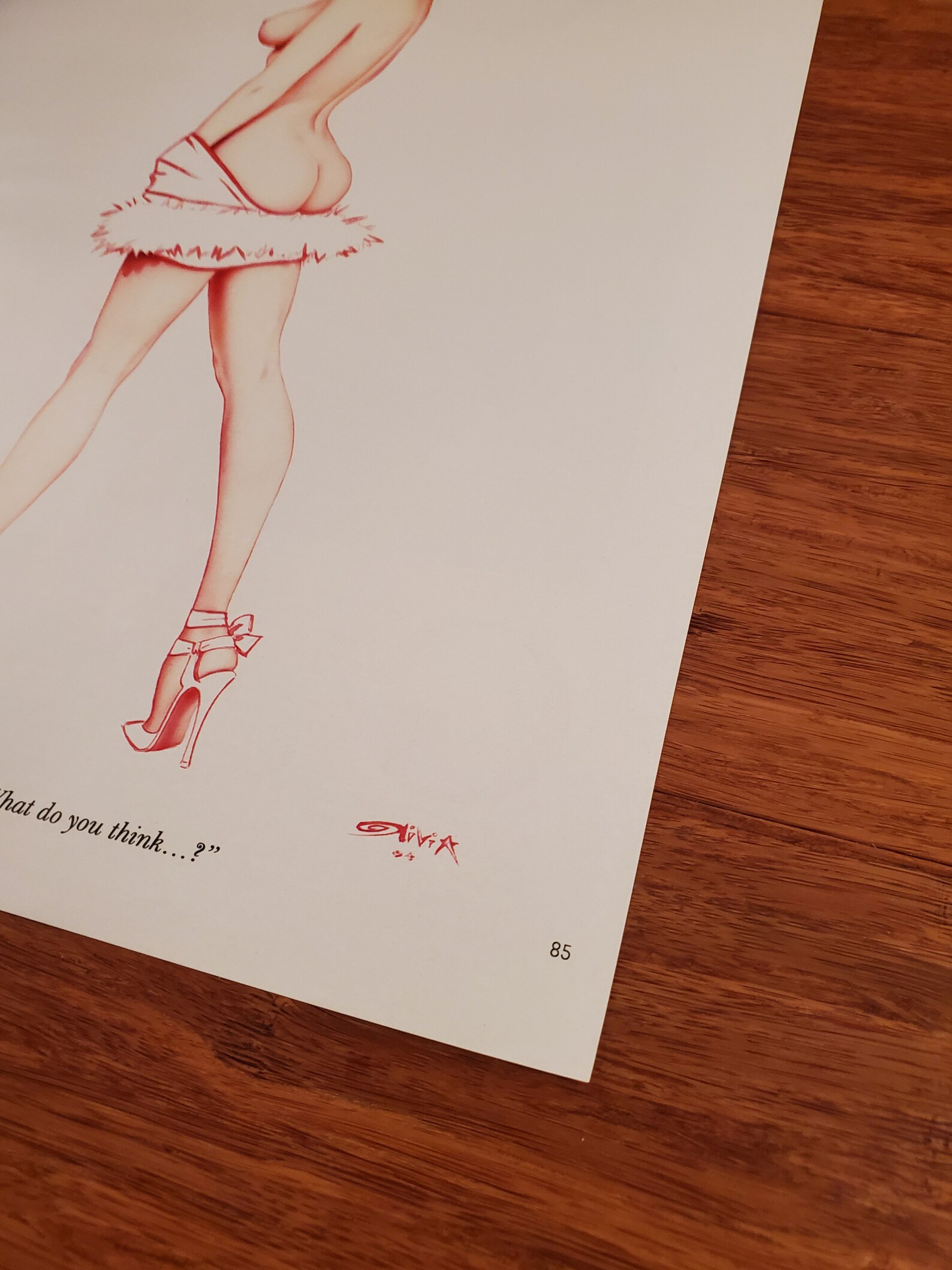 Playboy Magazine Pinup Page Vintage Adult Cartoons Art Etsy
