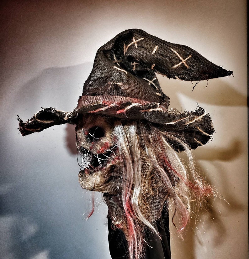 Burlap Scarecrow Hat
