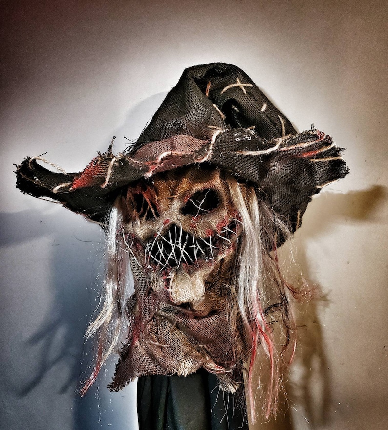 Burlap Scarecrow Hat