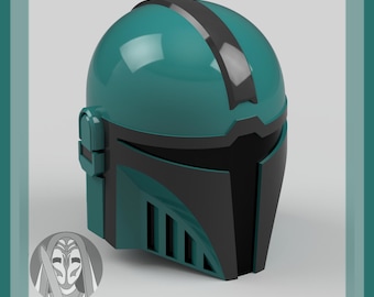 Casco mandaloriano inspirado en Aran Tal - Archivos de impresión 3D