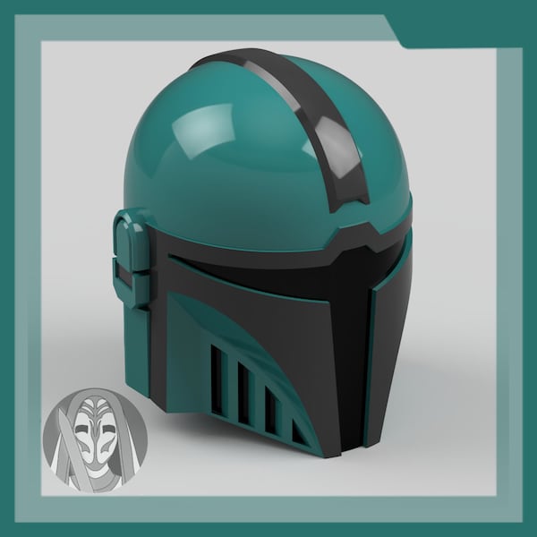 Aran Tal Inspired Mandalorian Helmet - 3D Print Files