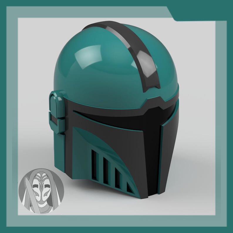 Aran Tal Inspired Mandalorian Helmet - 3D Print Files - Etsy