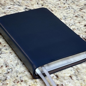 NASB2020 Holman Personal Size Bible Rebound in Blue Horween