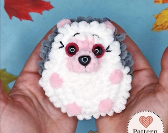 Baby Hedgehog Crochet Pattern: Amigurumi Plush Toy PDF (English)