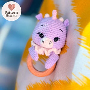 Crochet Dragon Pattern: Amigurumi Dinosaur Plush Toy (PDF Pattern)