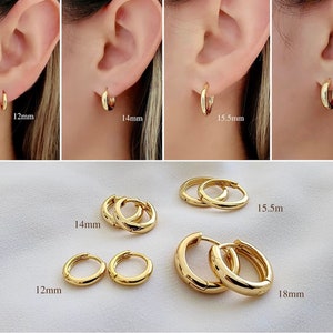 10pcs Fashion yellow round earrings gold circle accessories Woman