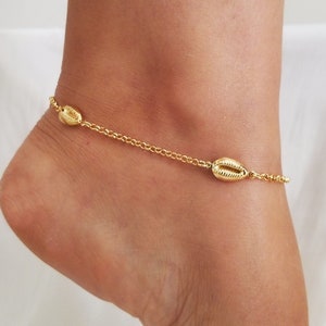 18k Gold Anklet, Anklet With Chain, Gold Anklet, Gold Anklet Bracelet, Gold Ankle Bracelet, Dainty Gold Anklet, Anklets For Women