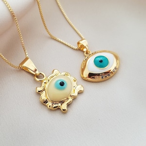 Evil eye necklace , vintage evil eye necklace, evil eye necklace, evil eye pendant, rope evil eye necklace, Best gift for her ,Christmas
