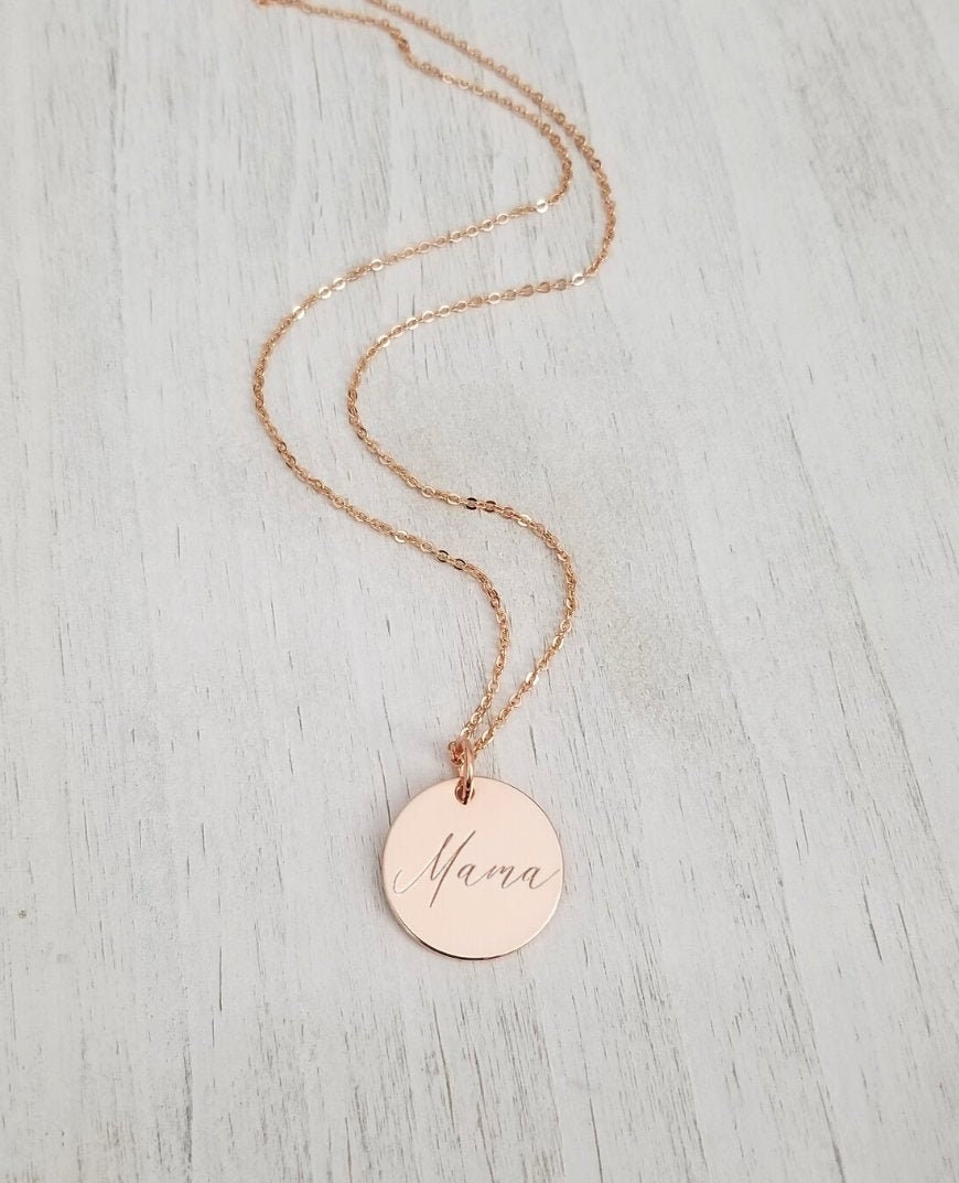 Mama Necklace Etsy