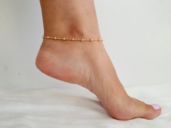 925 Sterling Silver Anklets For Women, Ankle Bracelets for Women, Basic  Chain Link Anklets For Women, Girls Anklets, Beach Anklets, Bead Anklet,  Summer Jewelry, 10 Inch Anklet : Amazon.in: Jewellery