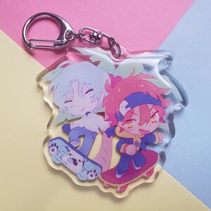 SK8 The Infinity  - 2.5" Acrylic Charm (Reki & Langa)