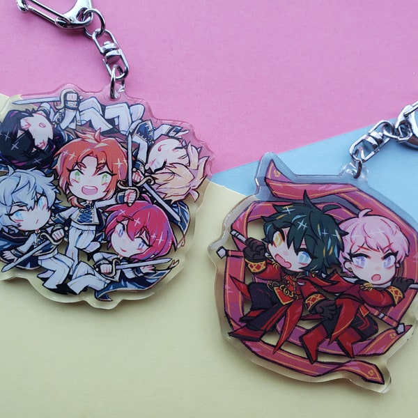 Ensemble Stars! - 2.5" Unit Acrylic Charms (Knights, Valkyrie)