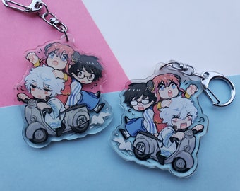 Yorozuya Gin-San - Charm acrílico de doble cara de 6,35 cm (2,5")