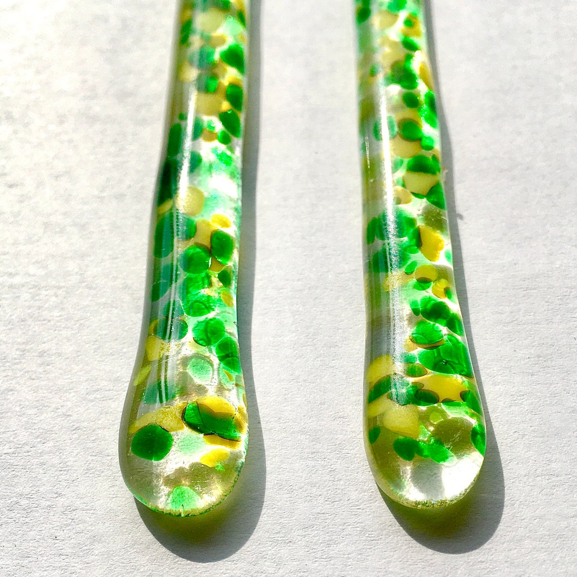 Handmade Fused Glass Swizzle Sticks 18 Etsy