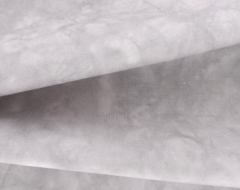 Hazy Gray Dyed Effect Cross Stitch Fabric, Textured, Marbled, Aida Evenweave Linen