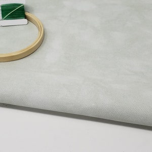 Sage Dyed Effect // Cross Stitch Fabric // Choose from Aida, Evenweave  Linen or Quilt / Embroidery. Hand dyed effect. Pt. Lugana Cashel