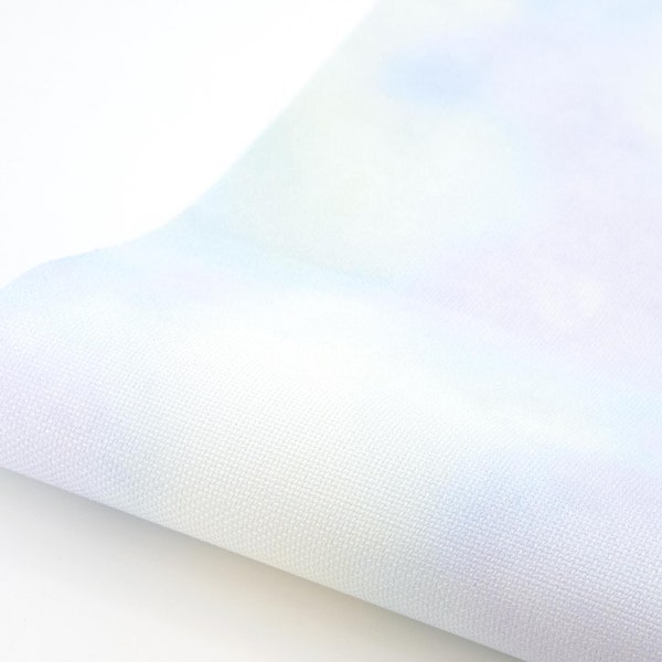 Fairy Mist // Cross Stitch Fabric // Aida/Evenweave /Linen or Quilt/Embroidery. Hand Dyed Effect Pt. LuganaCashel