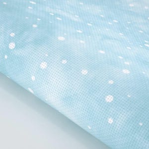 White Snowflakes w/Aqua Dyed Effect// Cross Stitch Fabric // Aida/Evenweave /Linen or Quilt/Embroidery. Hand Dyed Effect Pt. LuganaCashel