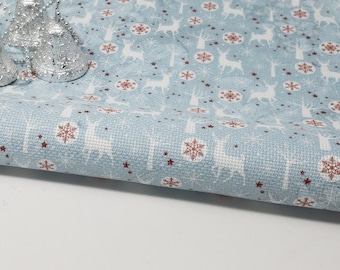 Rétro Christmas // Cross Stitch Fabric //Aida/Evenweave /Linen ou Quilt/Broderie. Effet teint à la main Pt. LuganaCashel