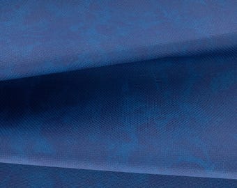 Navy Dyed Effect Cross Stitch Fabric, Marbled, Textured, Aida Evenweave Linen, Blue