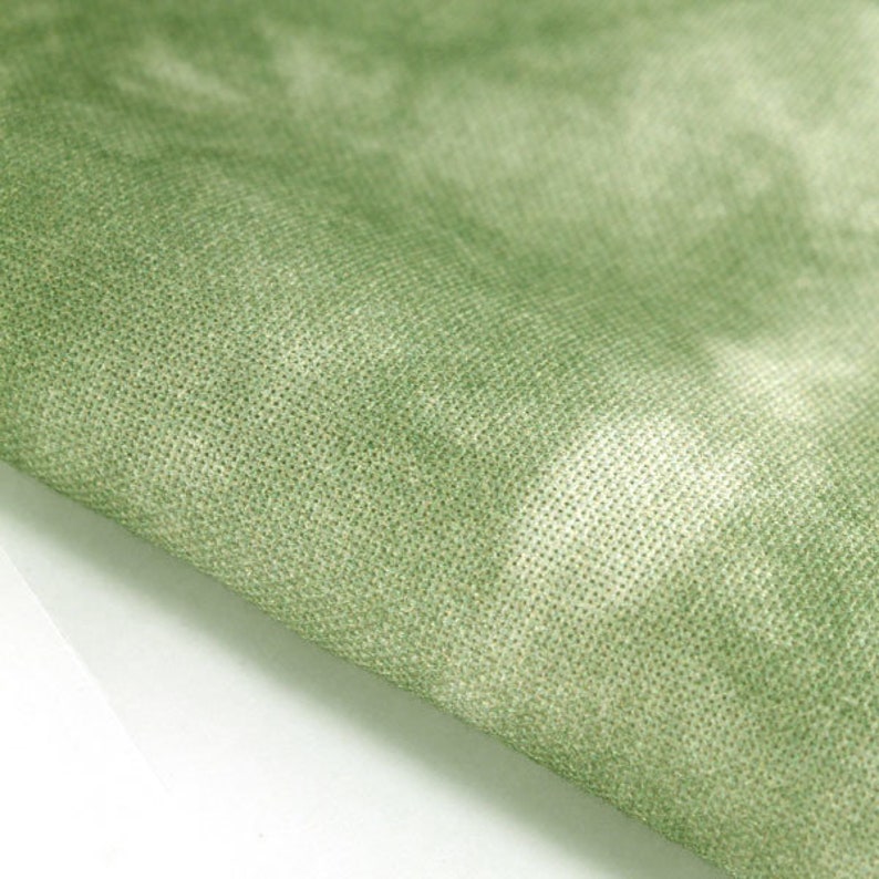 Evenweave Linen or Quilt Embroidery Khaki Hand Dyed Pt Hand Dyed Cross Stitch Fabric Choose from Aida Lugana Cashel