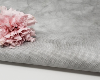 Hazy Grey - Hand Dyed Effect// Cross Stitch Fabric // Choose from Aida, Evenweave  Linen or Quilt / Embroidery.