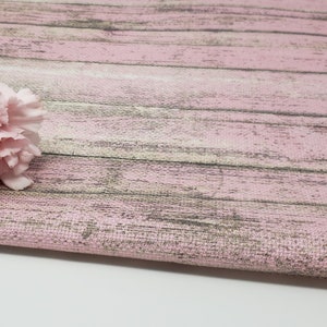 Aida Fabric 14ct. 18x27&quot; // Shabby Chic Wood Pink // Cross-stitch fabric // Hand Dyed Effect